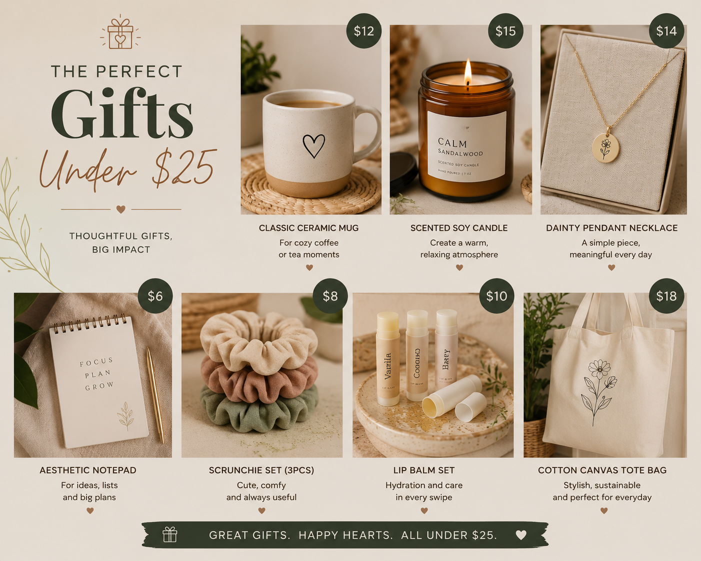 GIFTS UNDER 25$