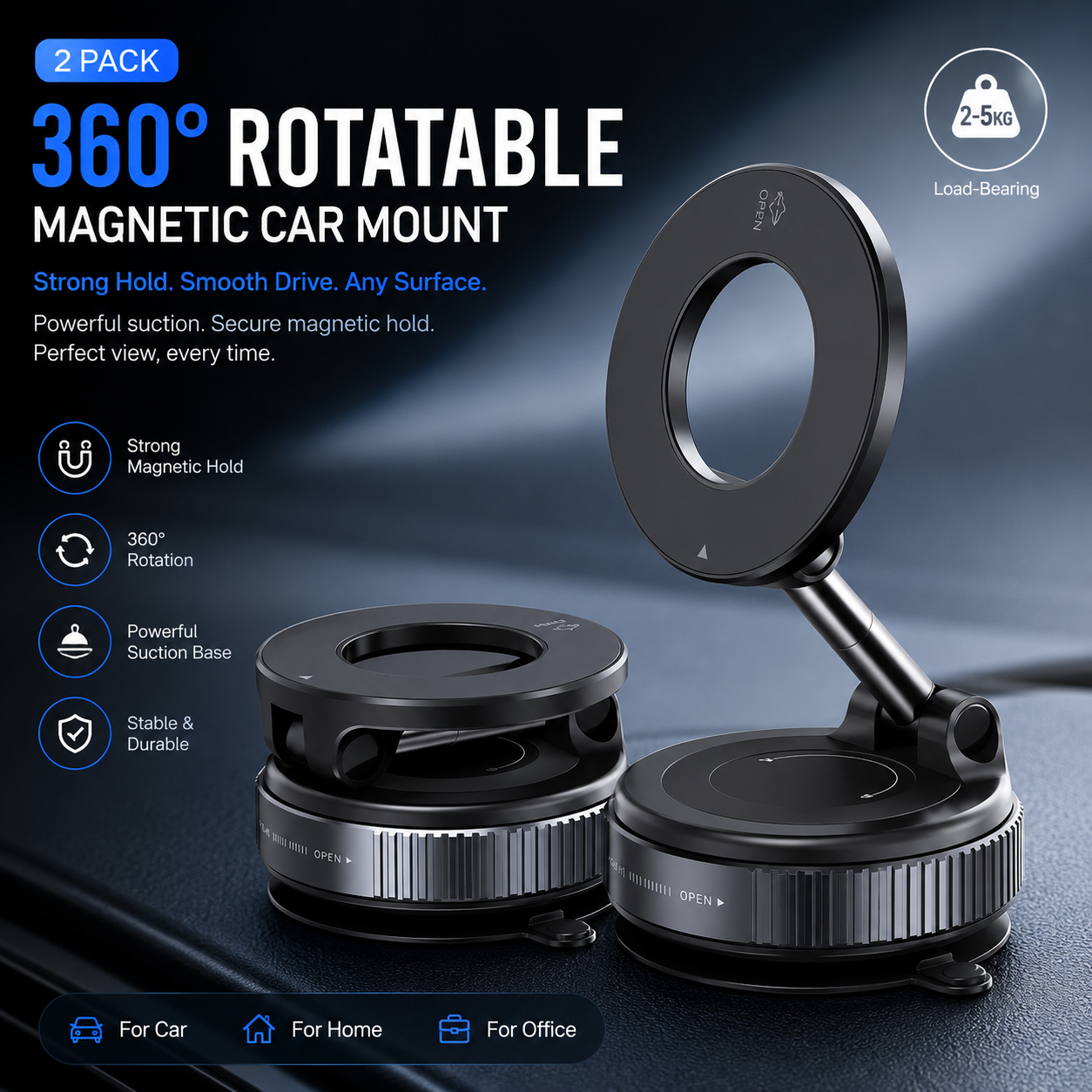 Phone Holder For Cars And More