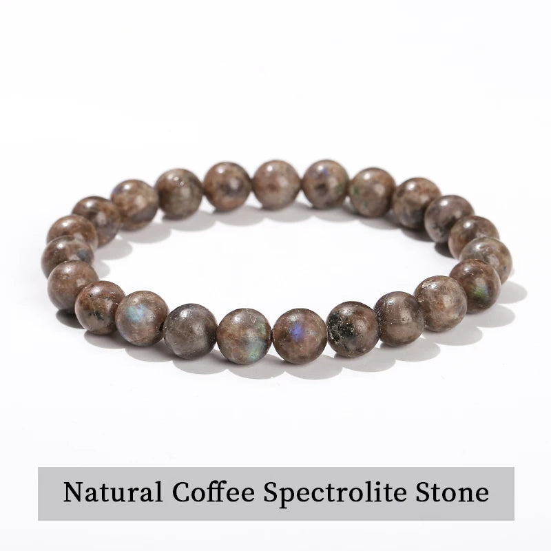 Elastic Natural Crystal Bead Bracelet