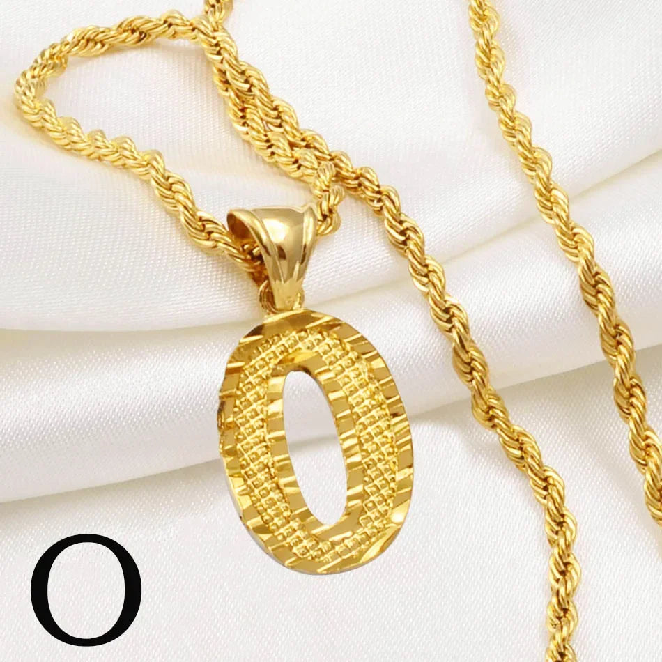 Alphabet Charm Necklace