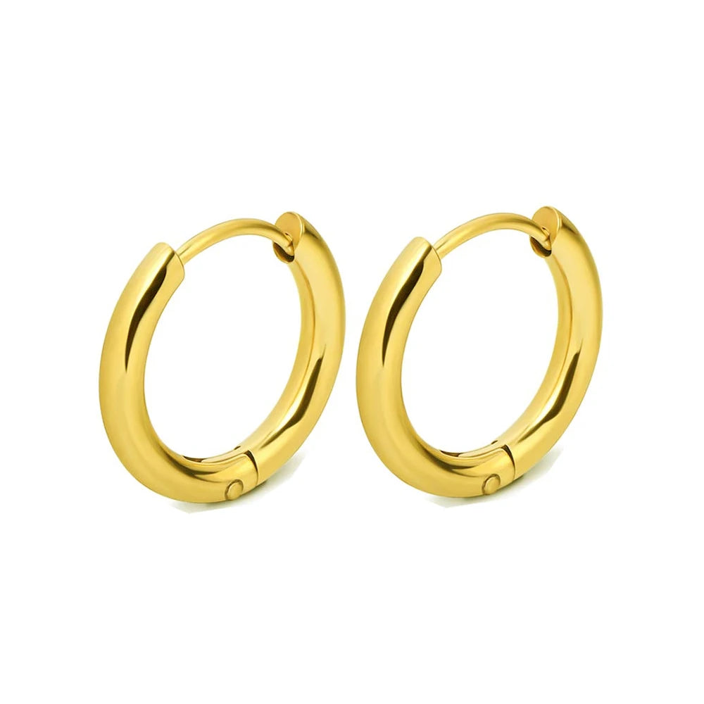 Velora Gold Minimal Hoop Earrings