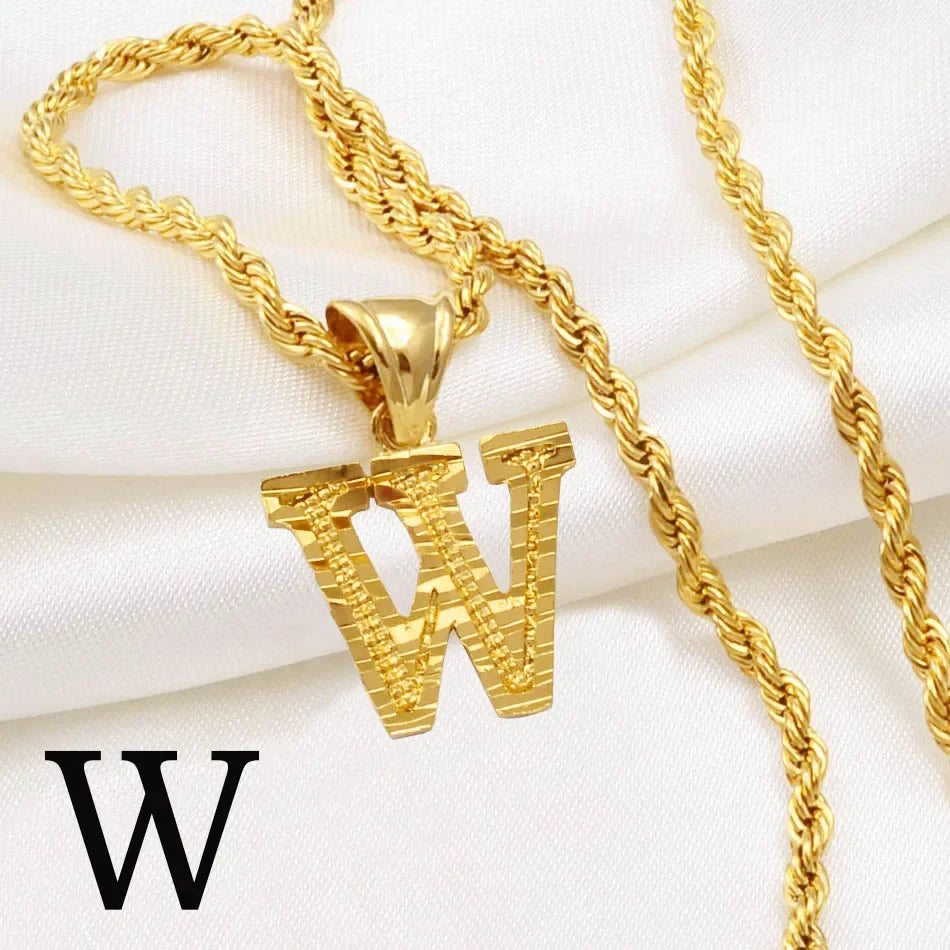 Alphabet Charm Necklace