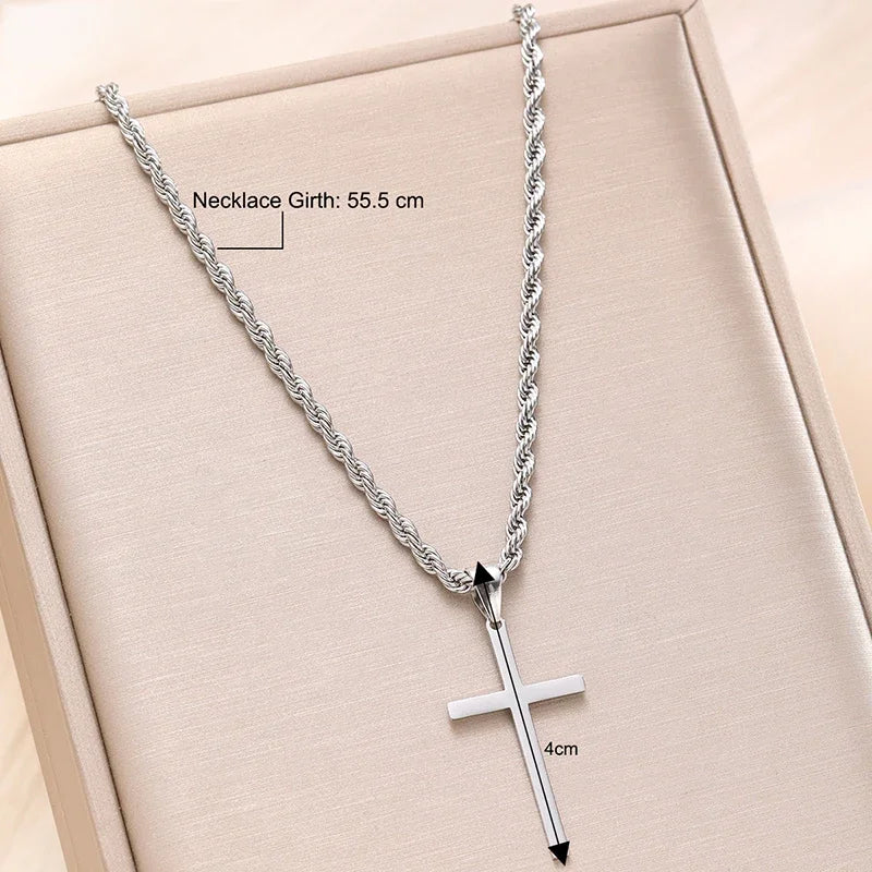 Sacred Glow Cross Necklace
