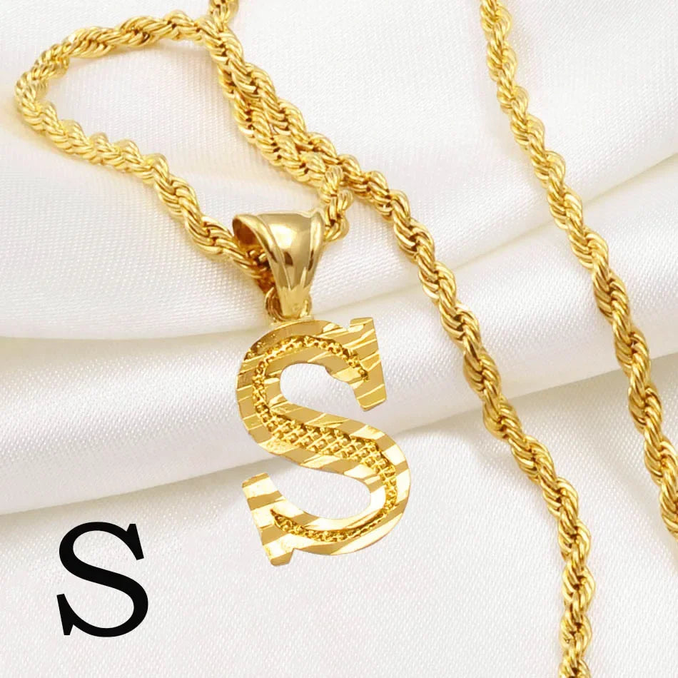 Alphabet Charm Necklace