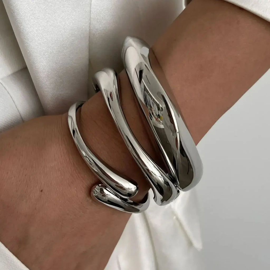 Fashion Geometric Open Bangle