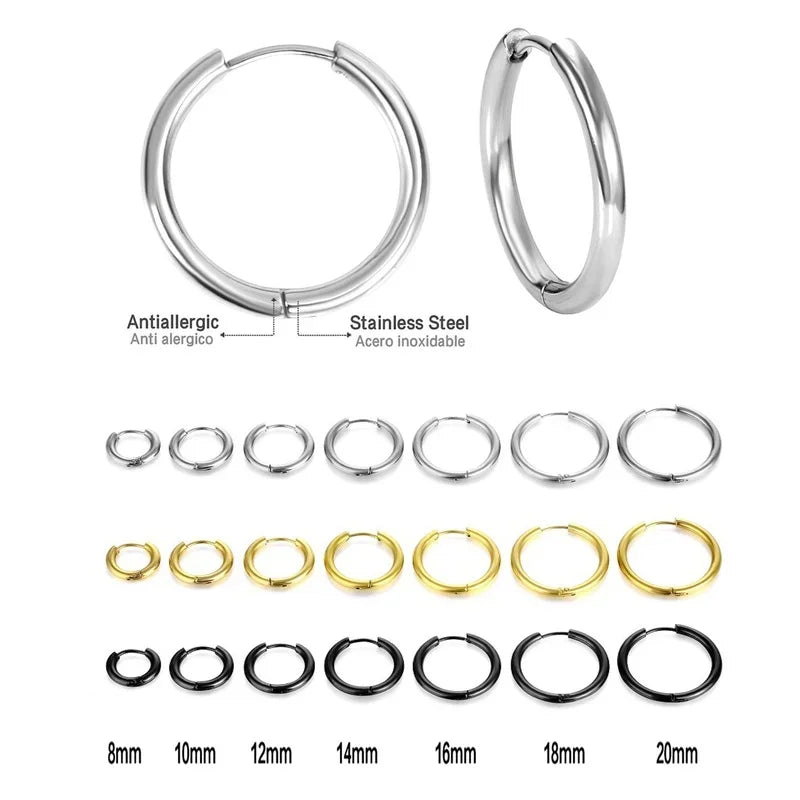 Simple Circle Earrings