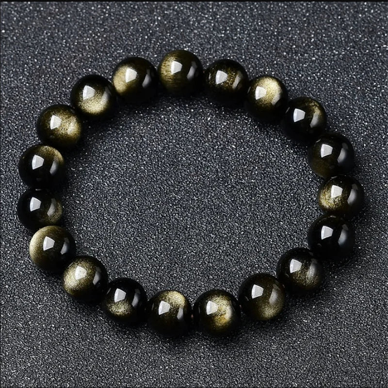 Mystic Glow Obsidian Beads