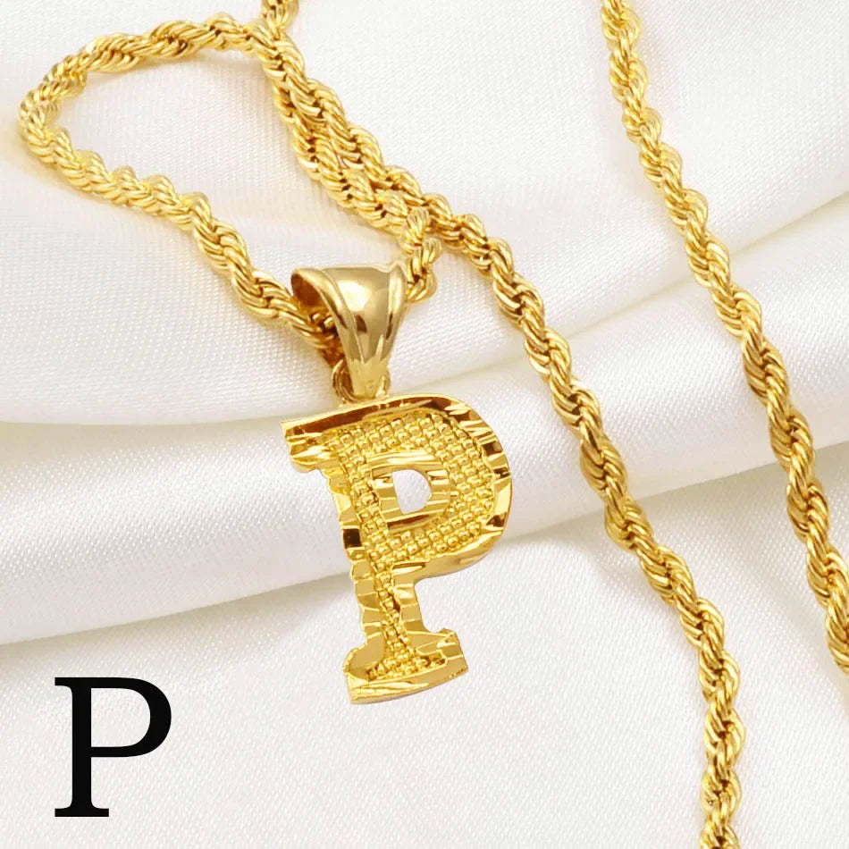 Alphabet Charm Necklace