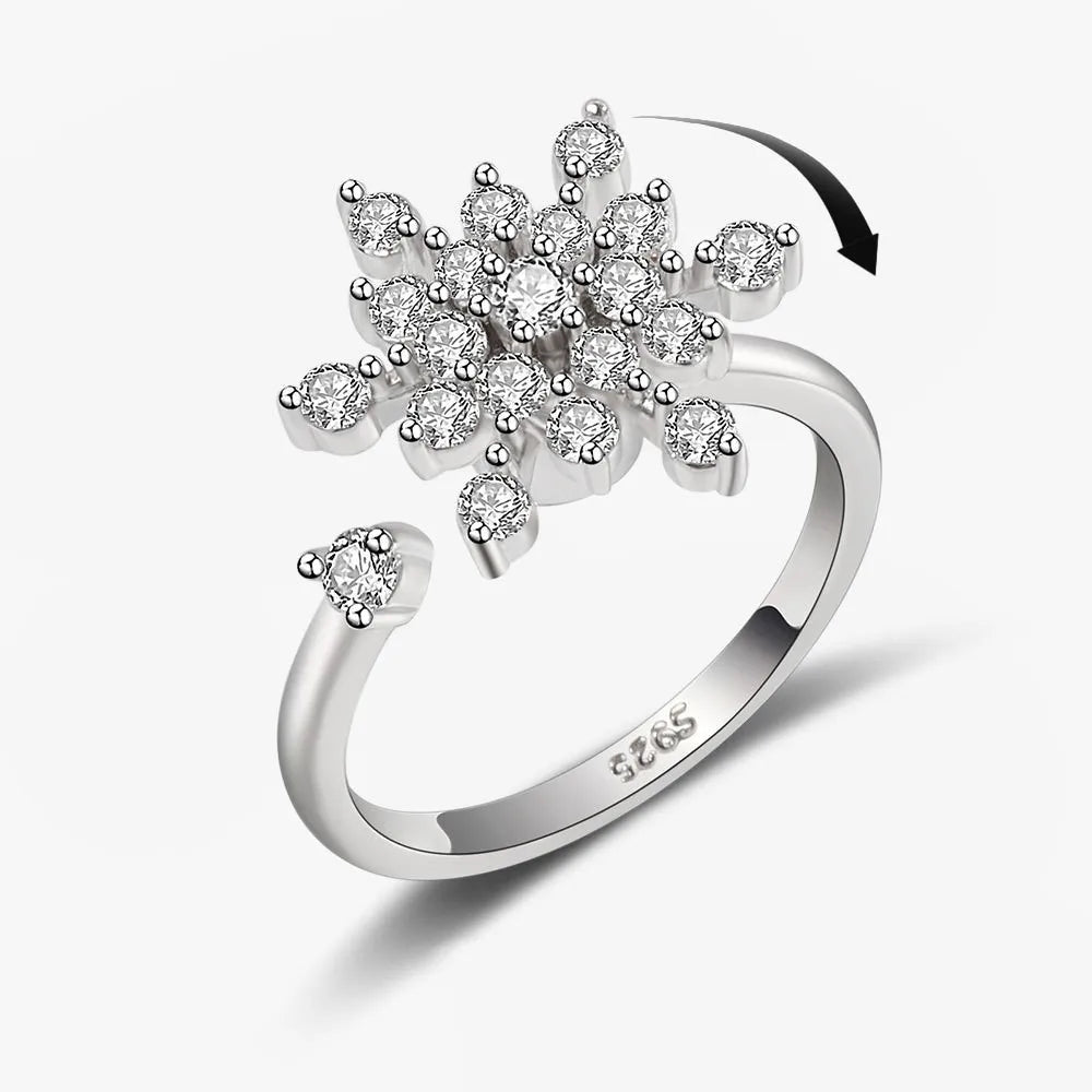 LunaSpin Crystal Ring