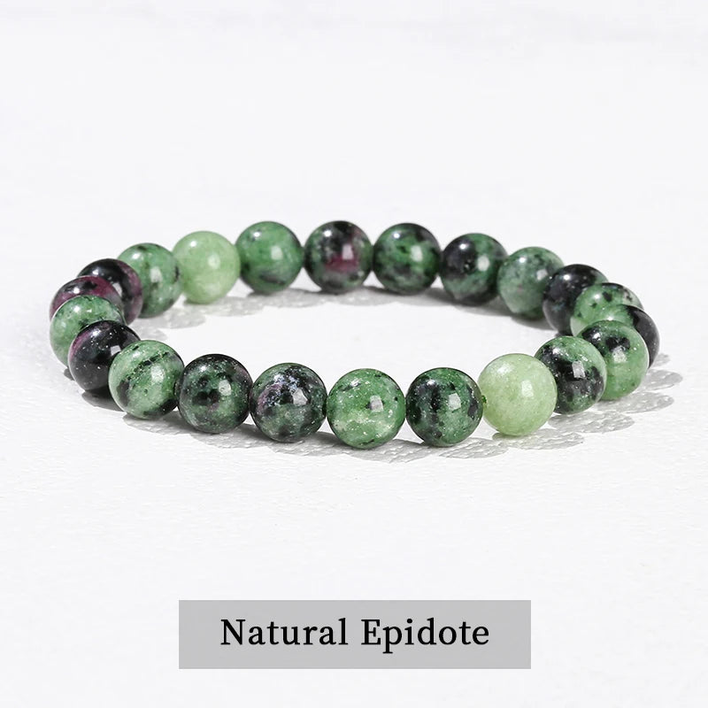 Elastic Natural Crystal Bead Bracelet