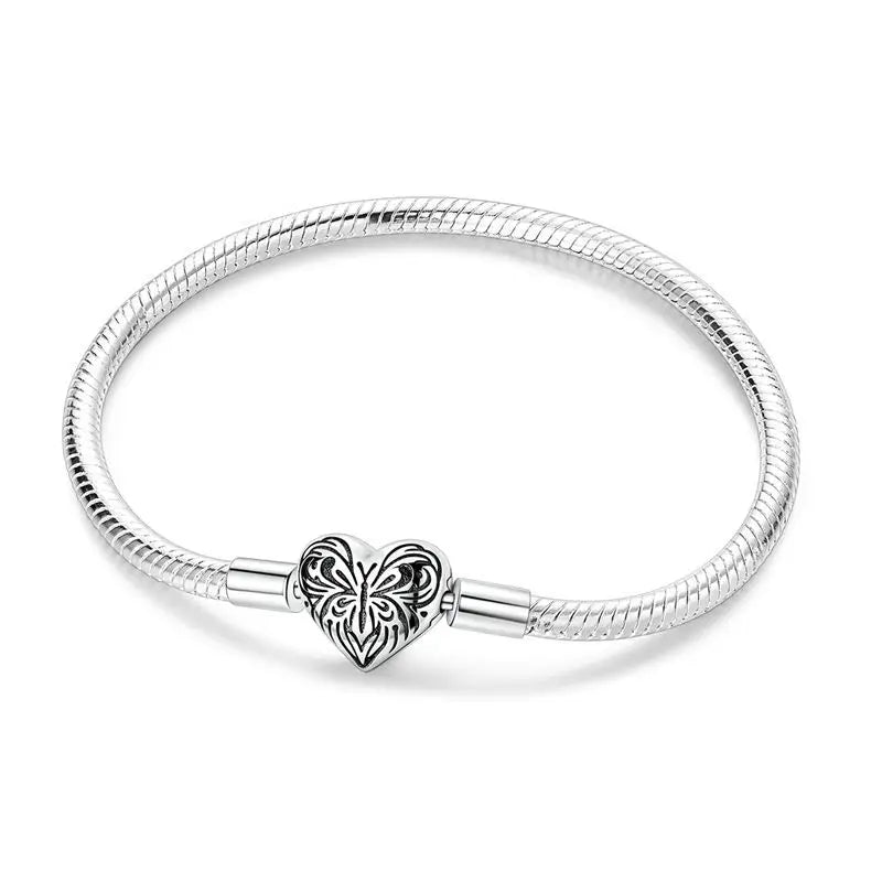 HeartSpark Sterling Silver Zircon Bracelet