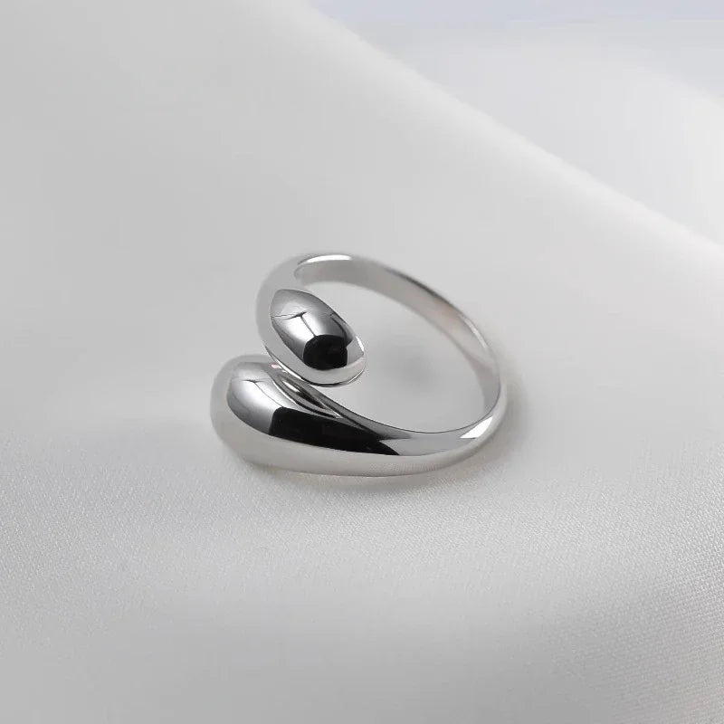 SilverMist Big Open Statement Ring
