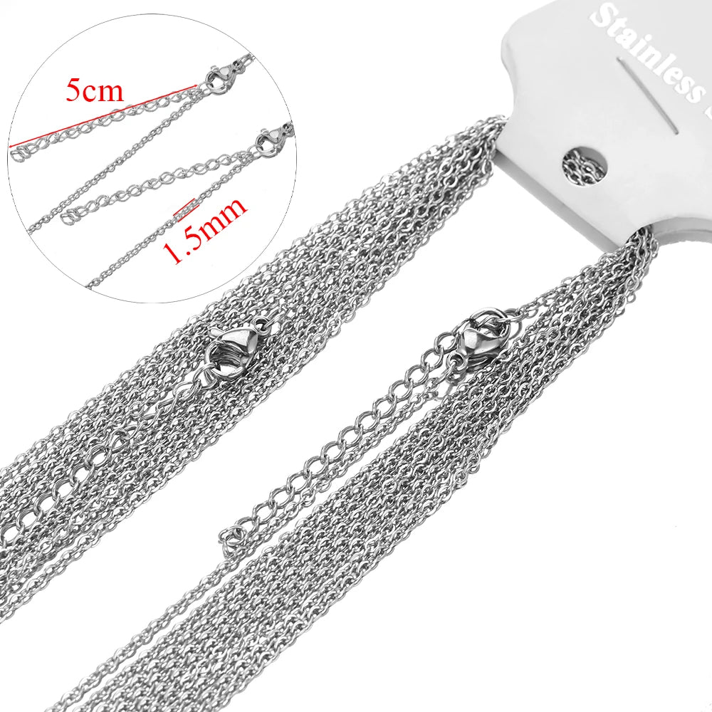 Classic Gold Link Chains Wholesale Set