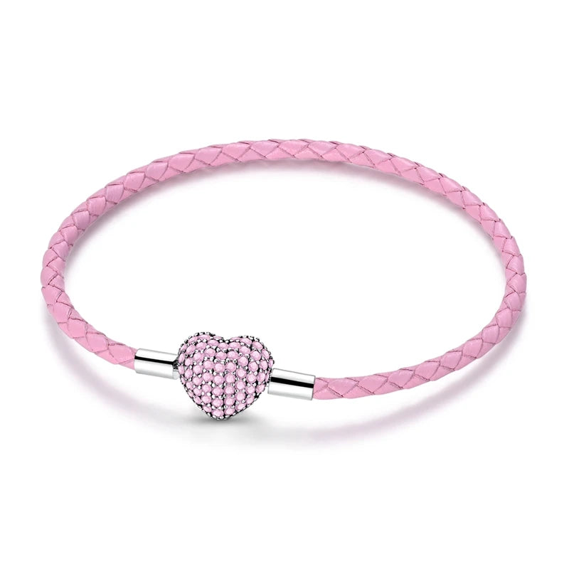 HeartSpark Sterling Silver Zircon Bracelet