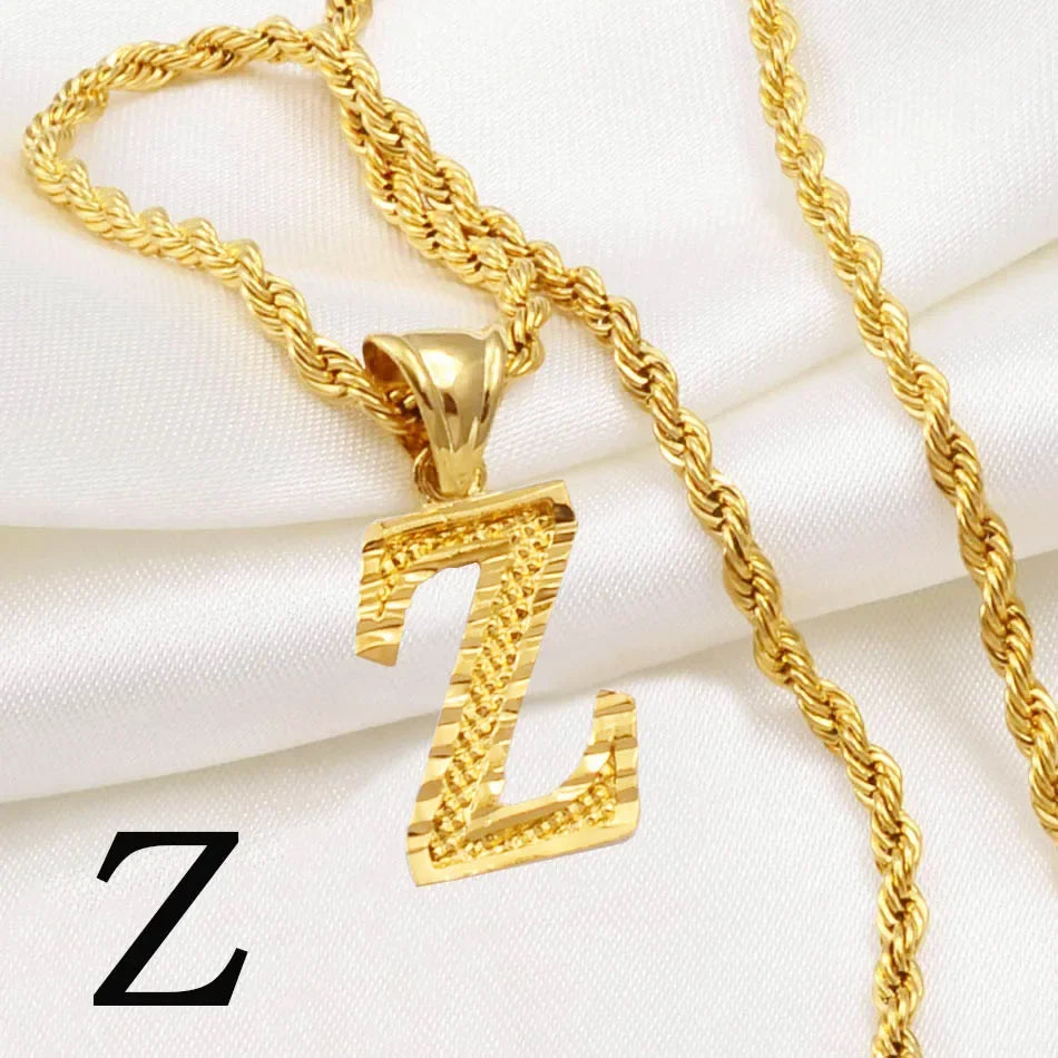Alphabet Charm Necklace
