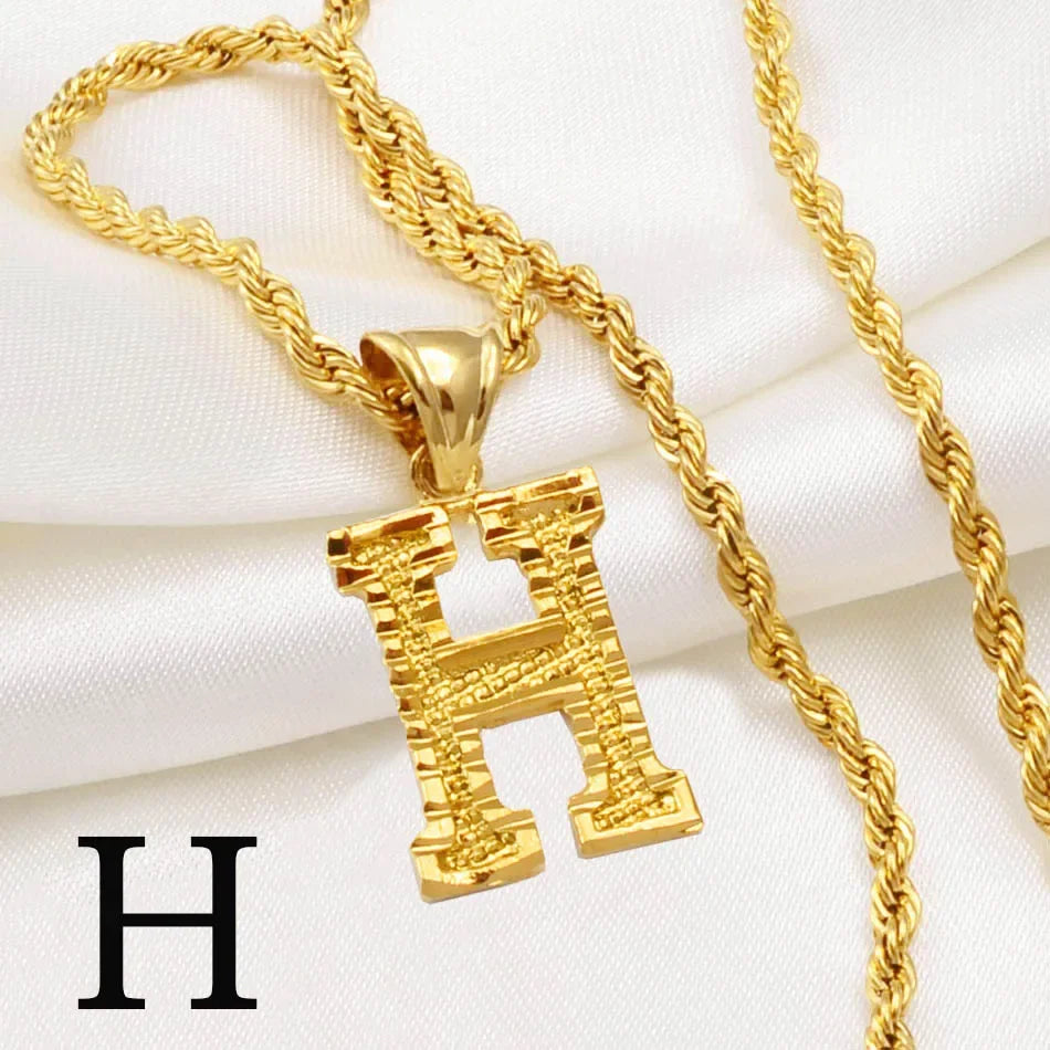 Alphabet Charm Necklace