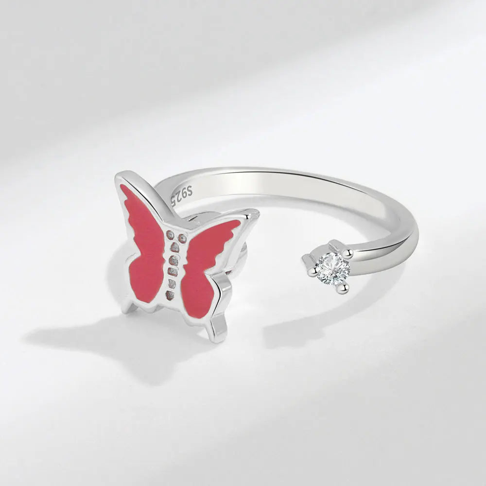 LunaSpin Crystal Ring