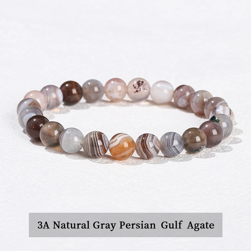 Elastic Natural Crystal Bead Bracelet