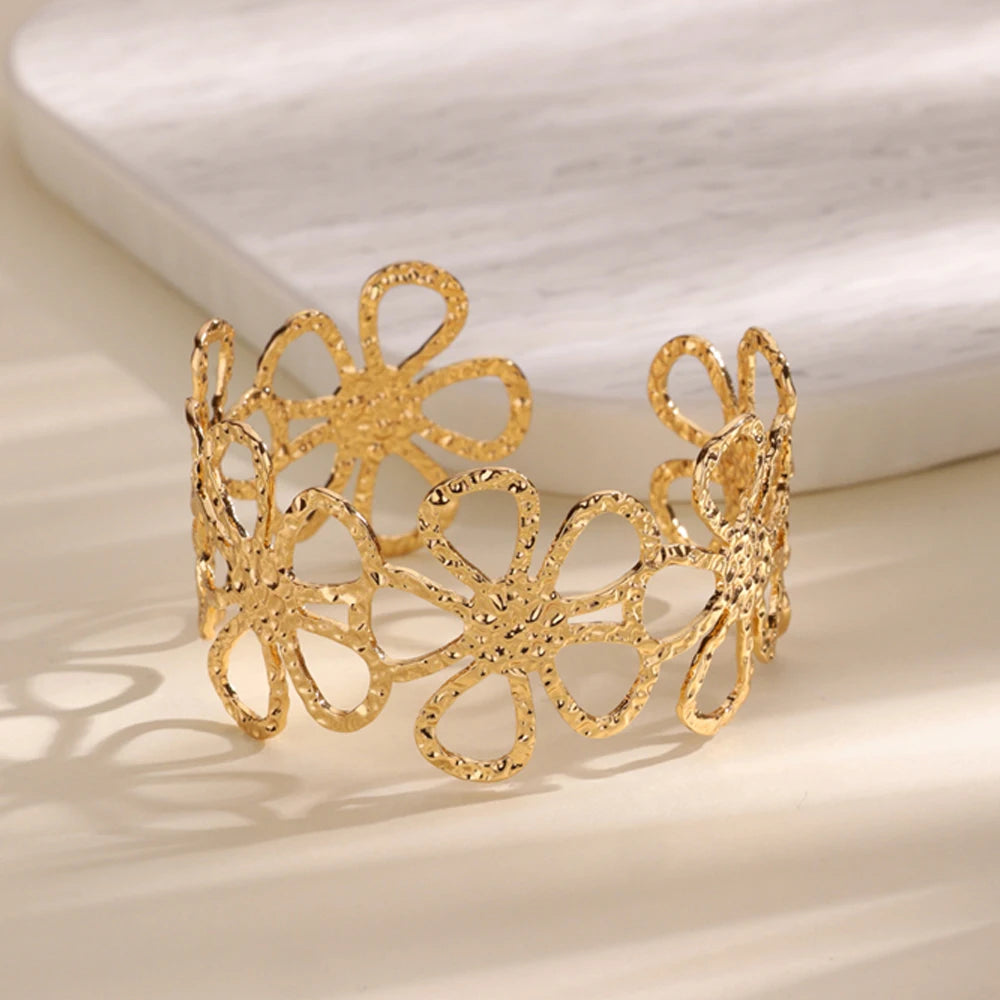 Imperial Bloom Cuff Bracelet