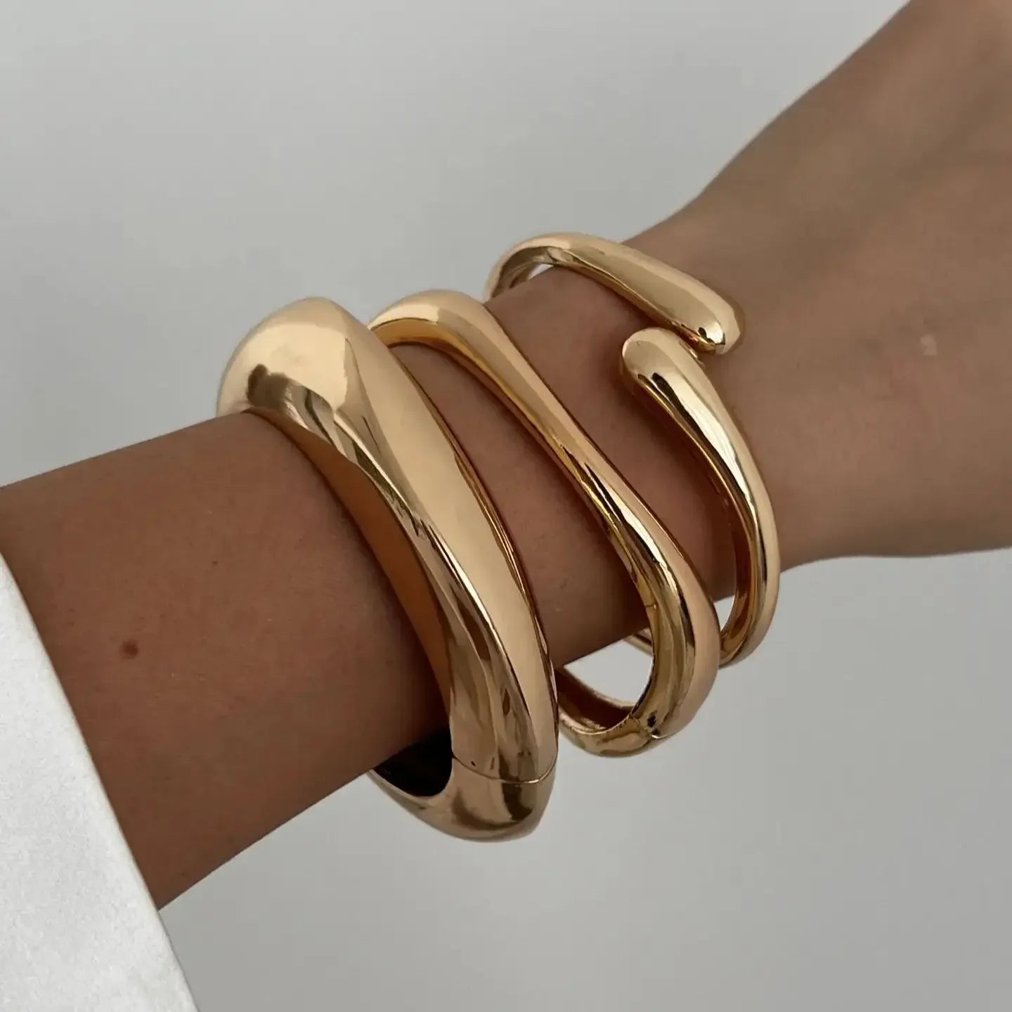Fashion Geometric Open Bangle