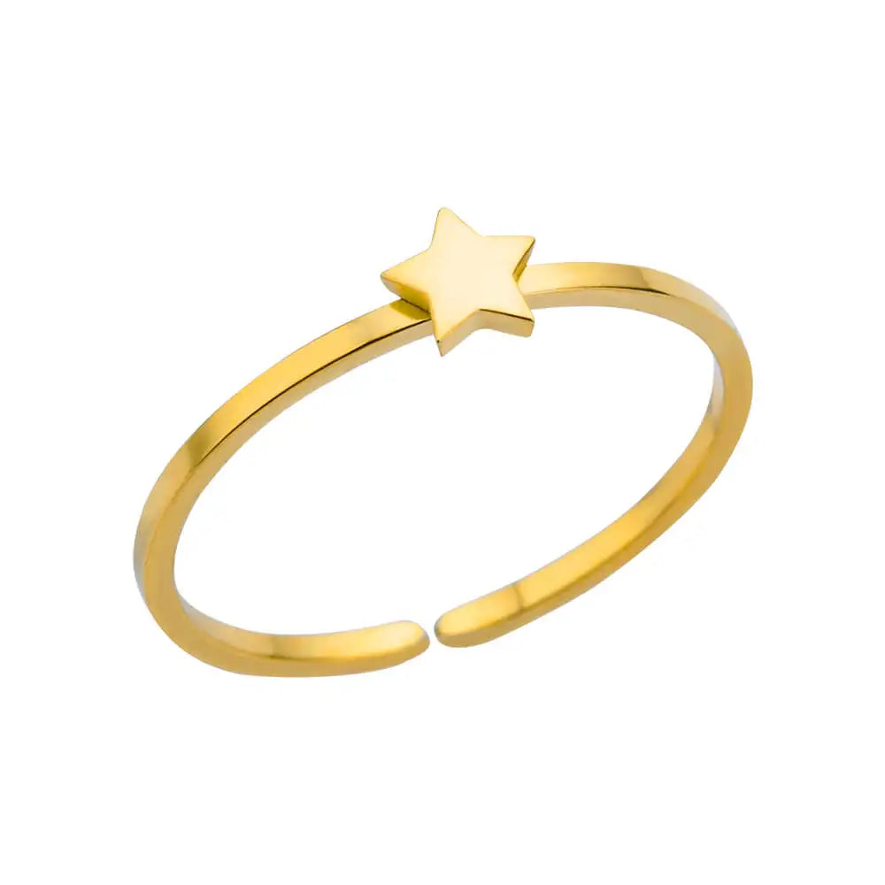 Celeste Royale Gold Shell Ring