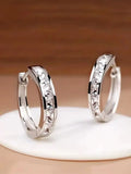 Royal Spark Hoop Earrings