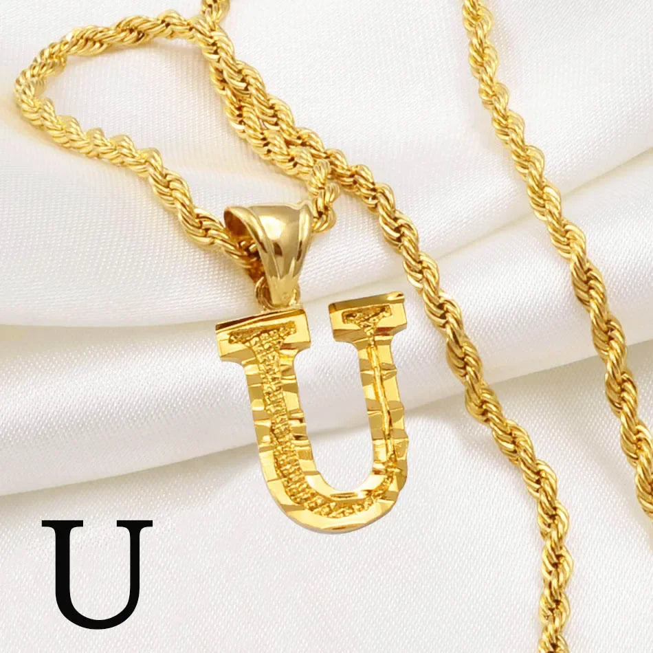 Alphabet Charm Necklace