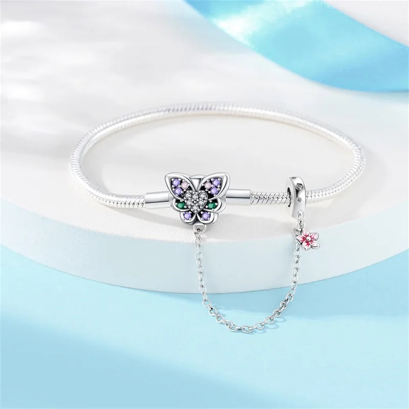 HeartSpark Sterling Silver Zircon Bracelet
