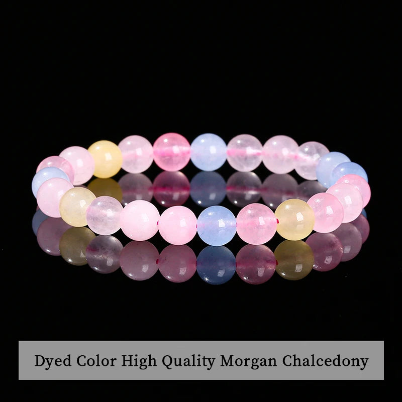 Elastic Natural Crystal Bead Bracelet