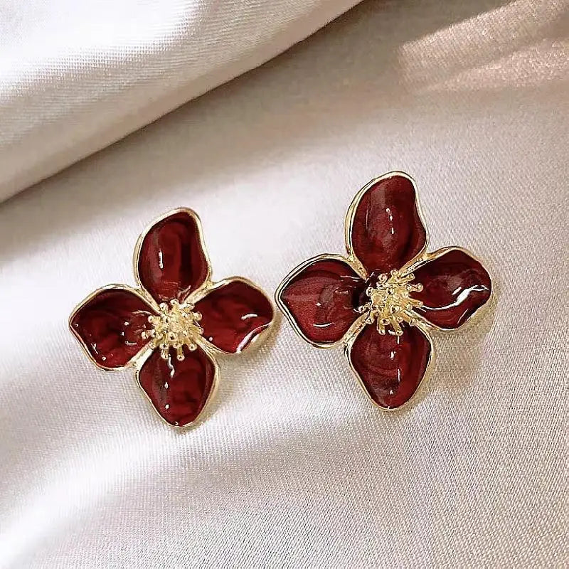 Rose Ember Earrings