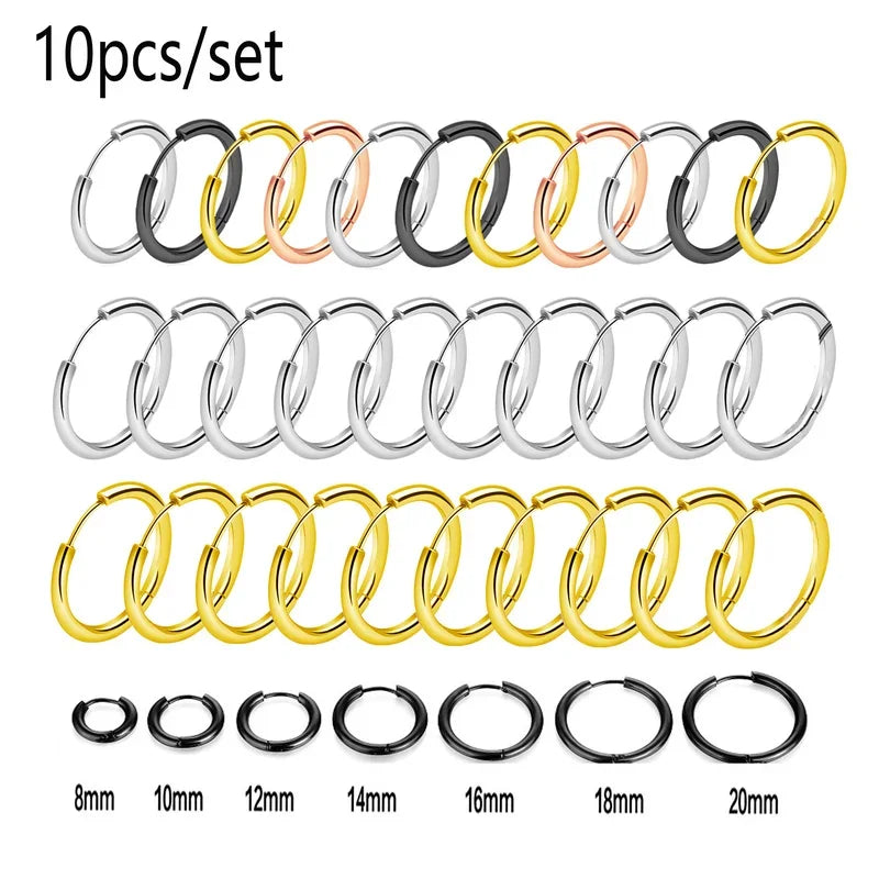 Simple Circle Earrings