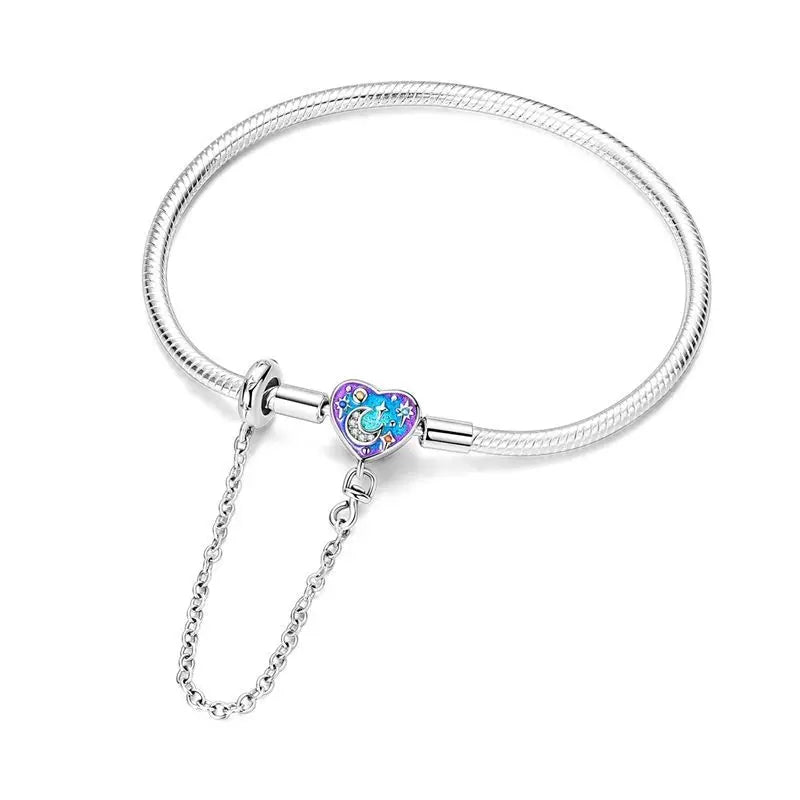 HeartSpark Sterling Silver Zircon Bracelet