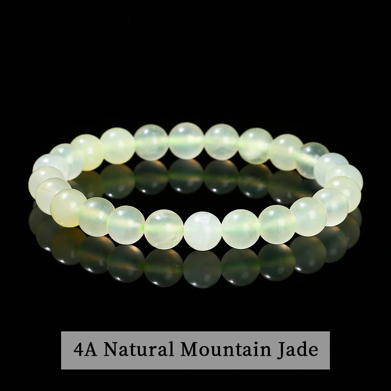 Elastic Natural Crystal Bead Bracelet
