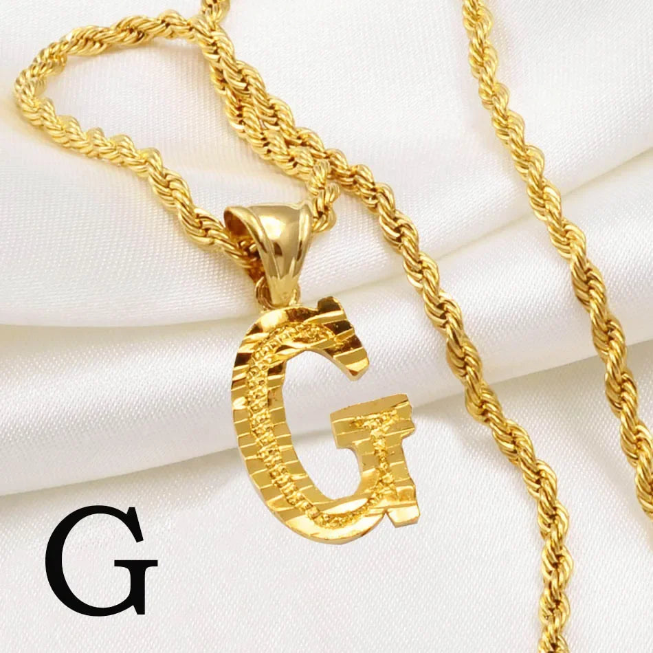 Alphabet Charm Necklace