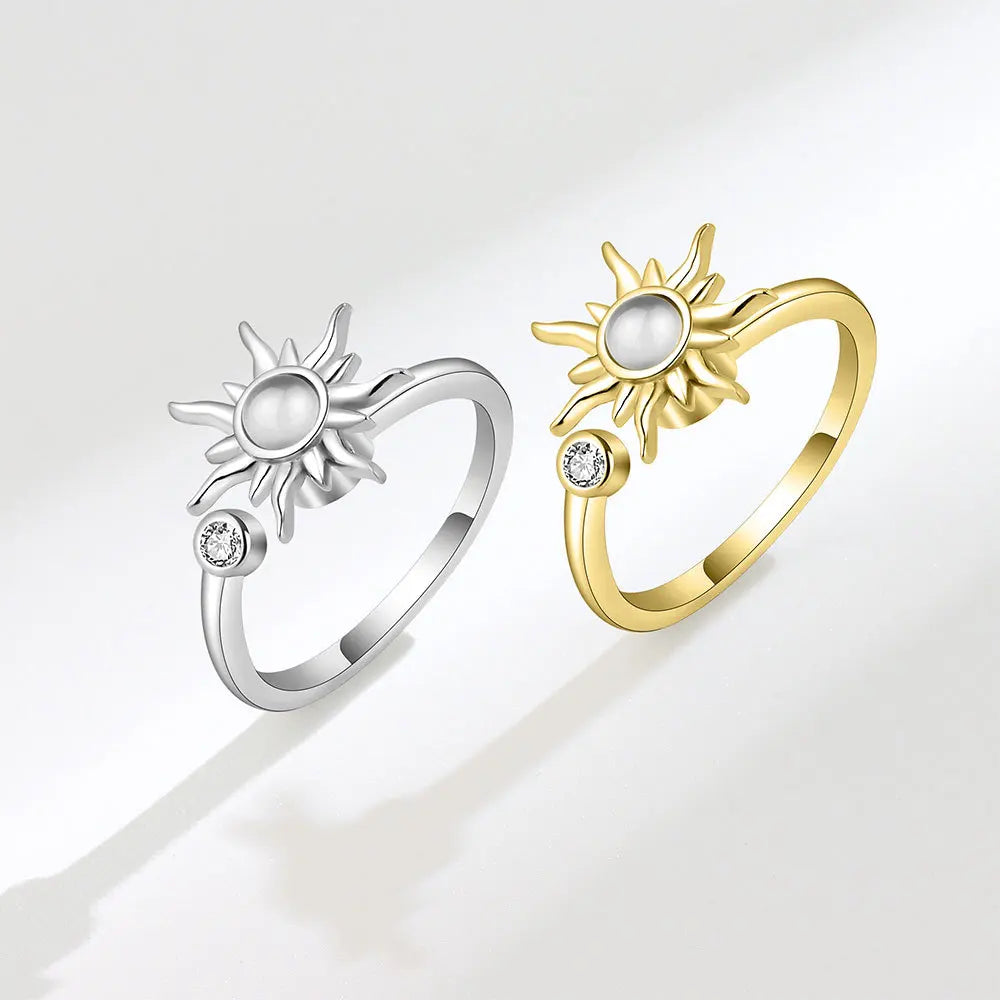 LunaSpin Crystal Ring