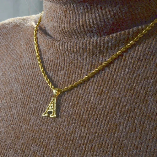Alphabet Charm Necklace