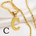 Alphabet Charm Necklace