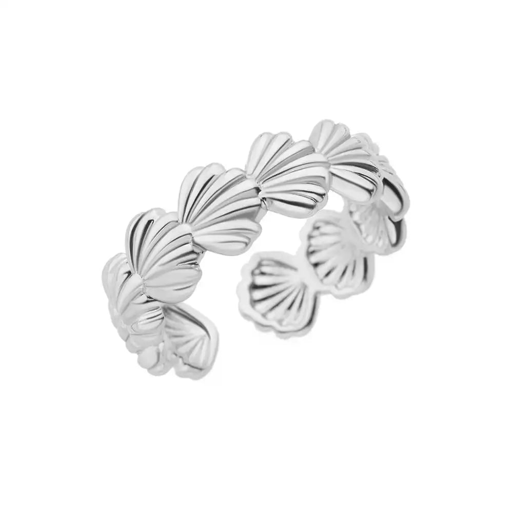 Celeste Royale Gold Shell Ring
