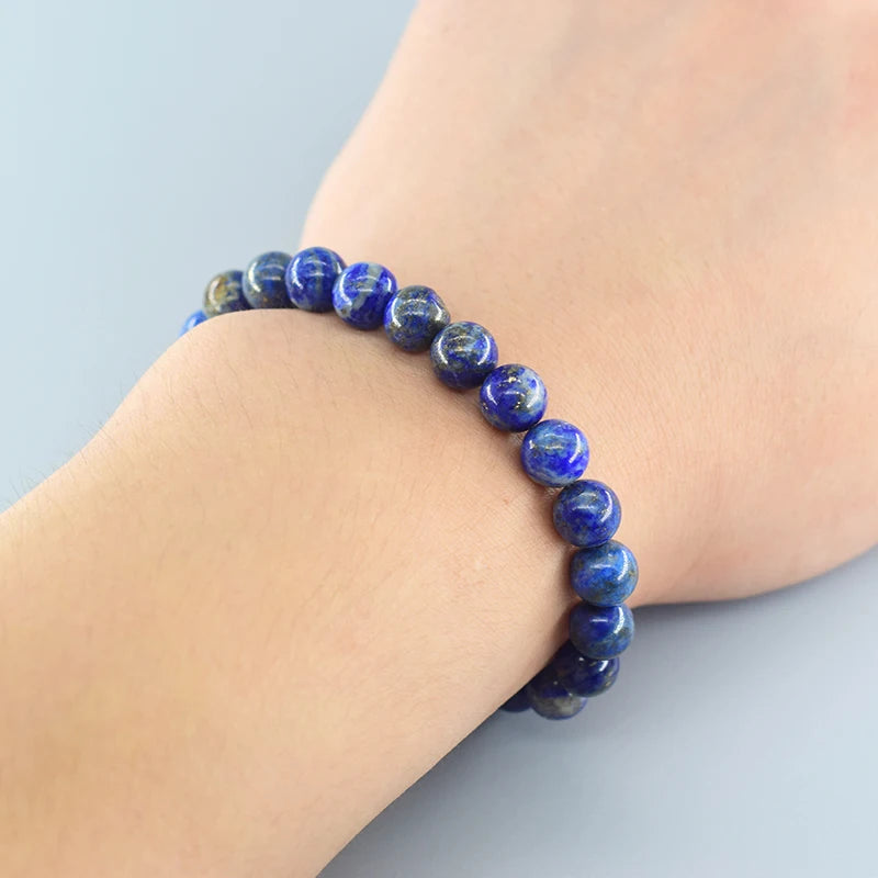 Unisex Lapis Lazuli Energy Bracelet
