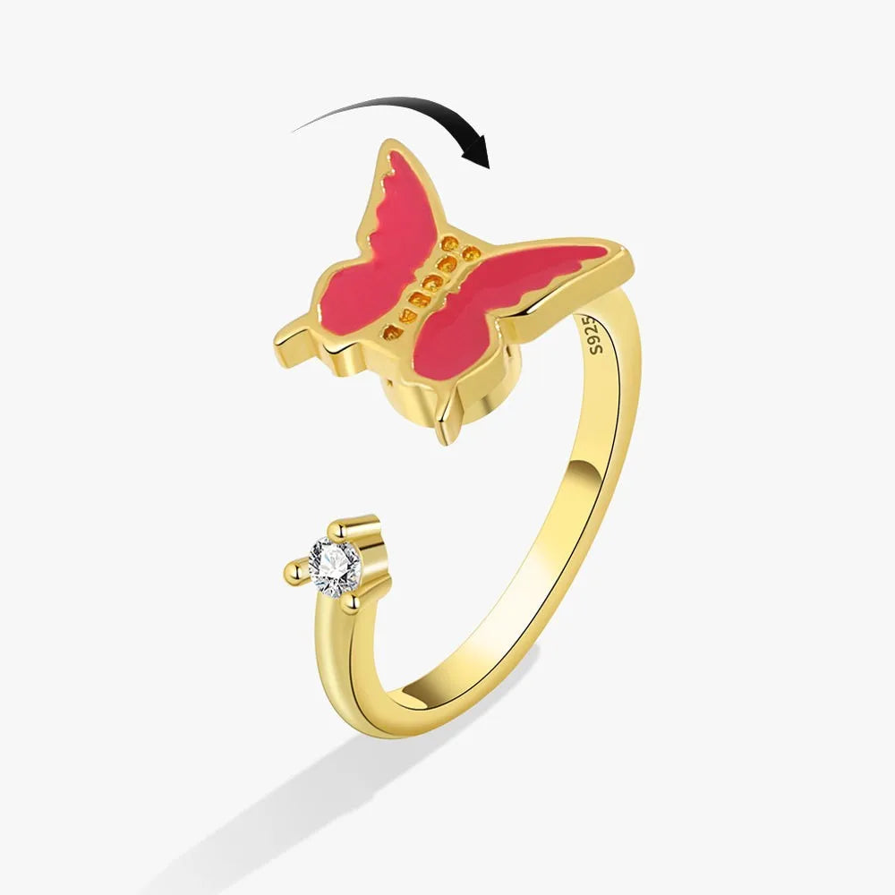 LunaSpin Crystal Ring