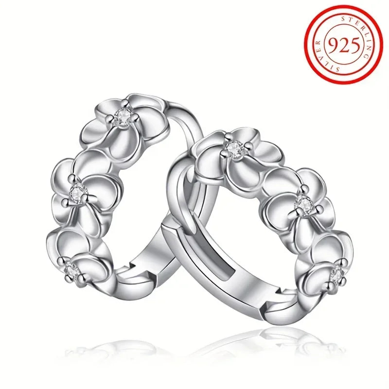 Silver Petal Grace™ Earrings
