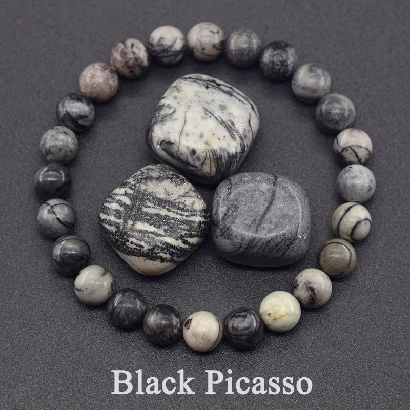 Unisex Lapis Lazuli Energy Bracelet