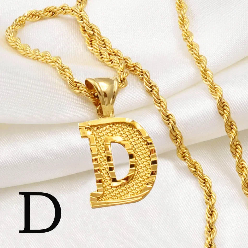 Alphabet Charm Necklace