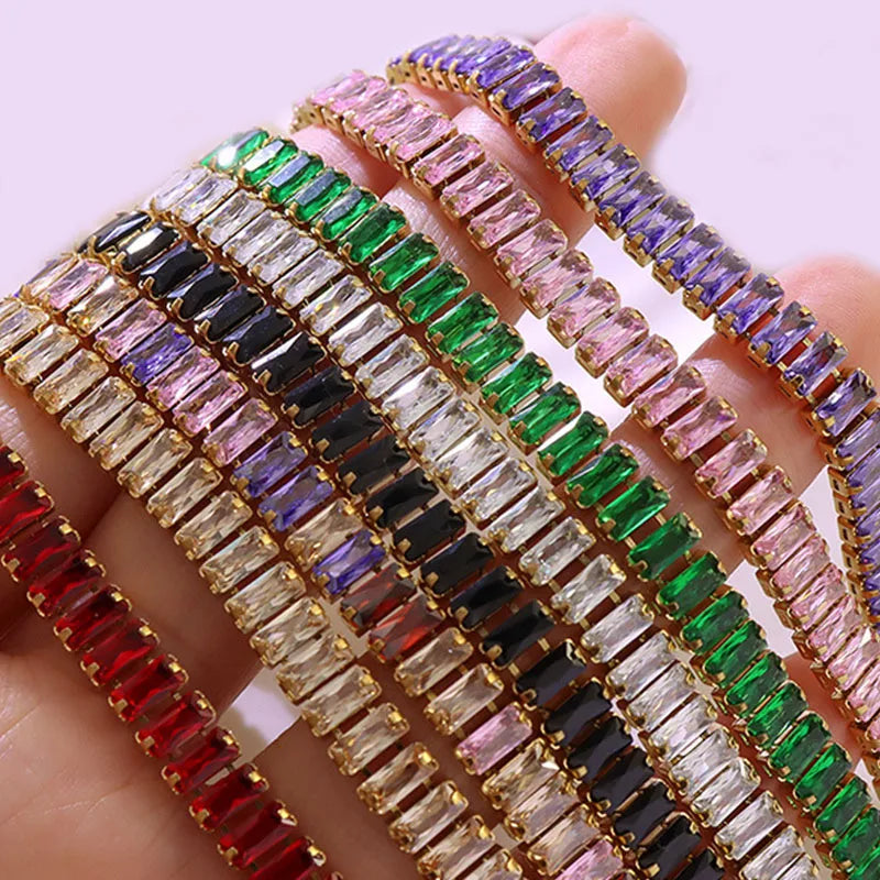 Urban Ice Tennis Bracelet