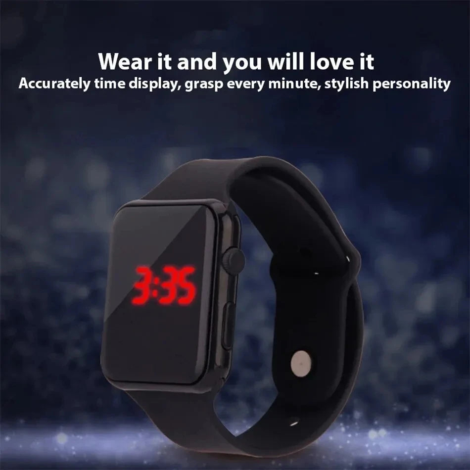 Stealth Black Digital Watch