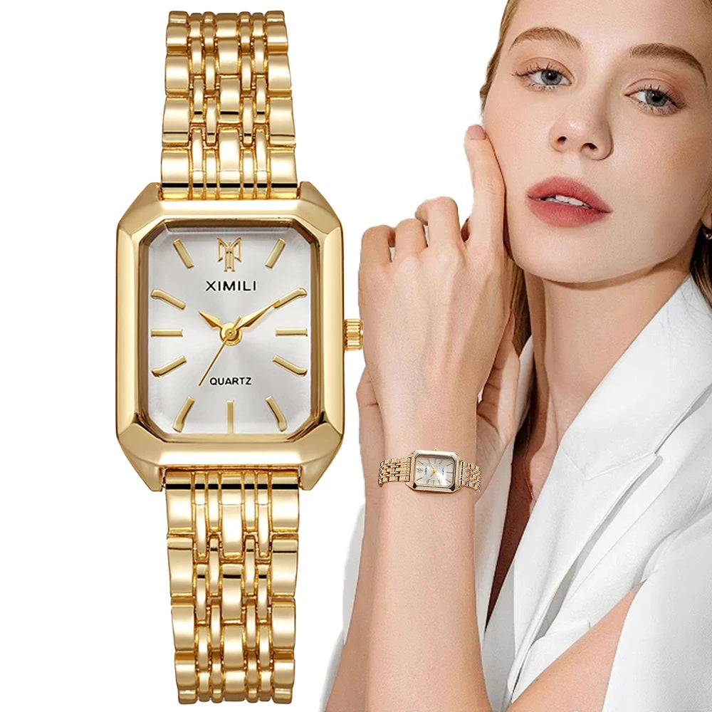 Elite Square Quartz Watch