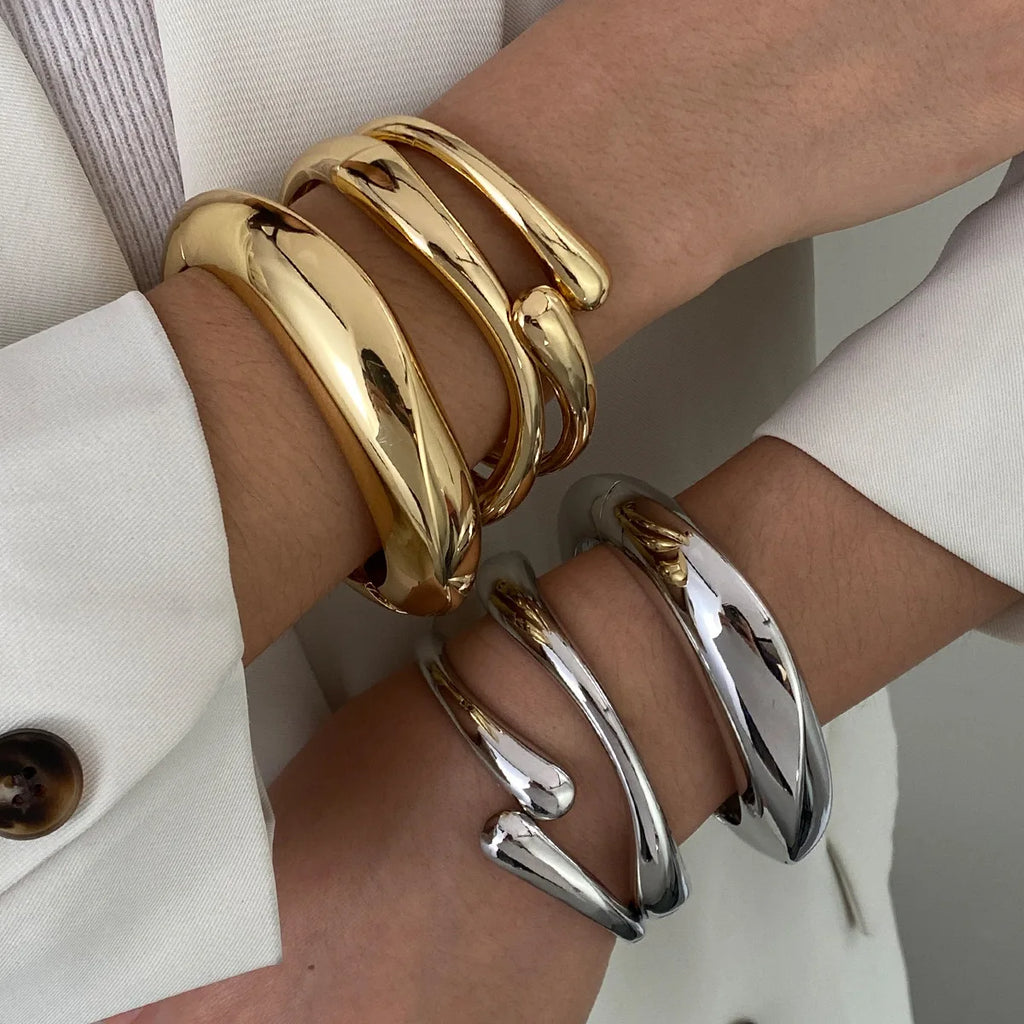 Fashion Geometric Open Bangle