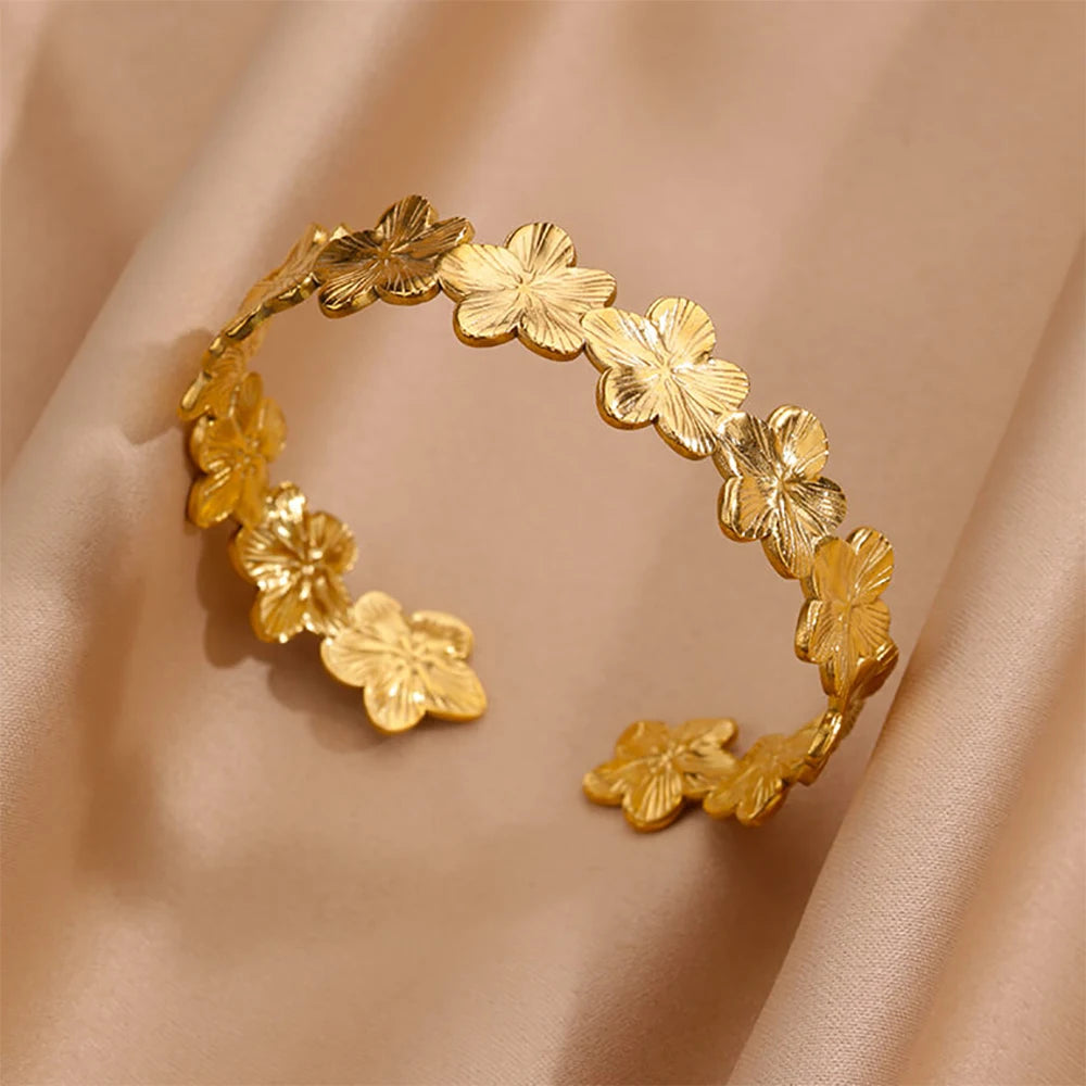 Imperial Bloom Cuff Bracelet