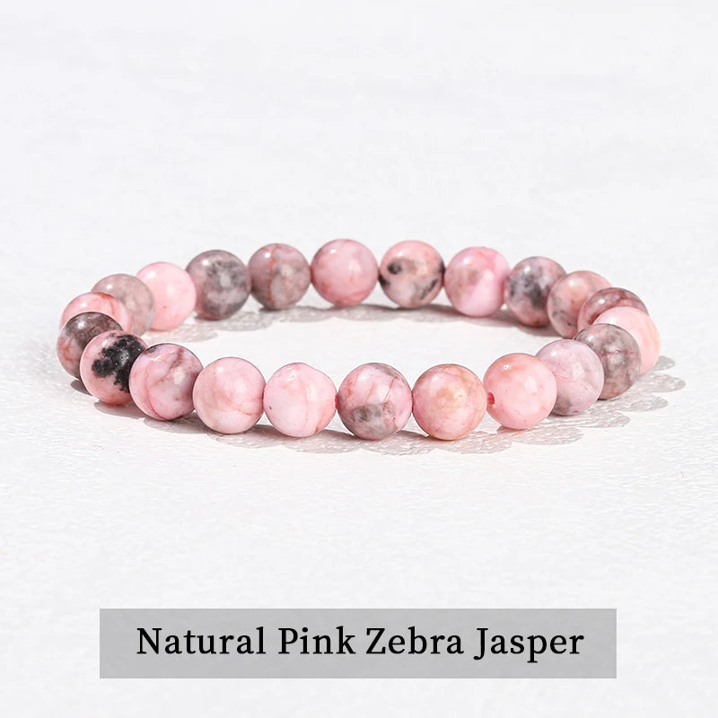 Elastic Natural Crystal Bead Bracelet