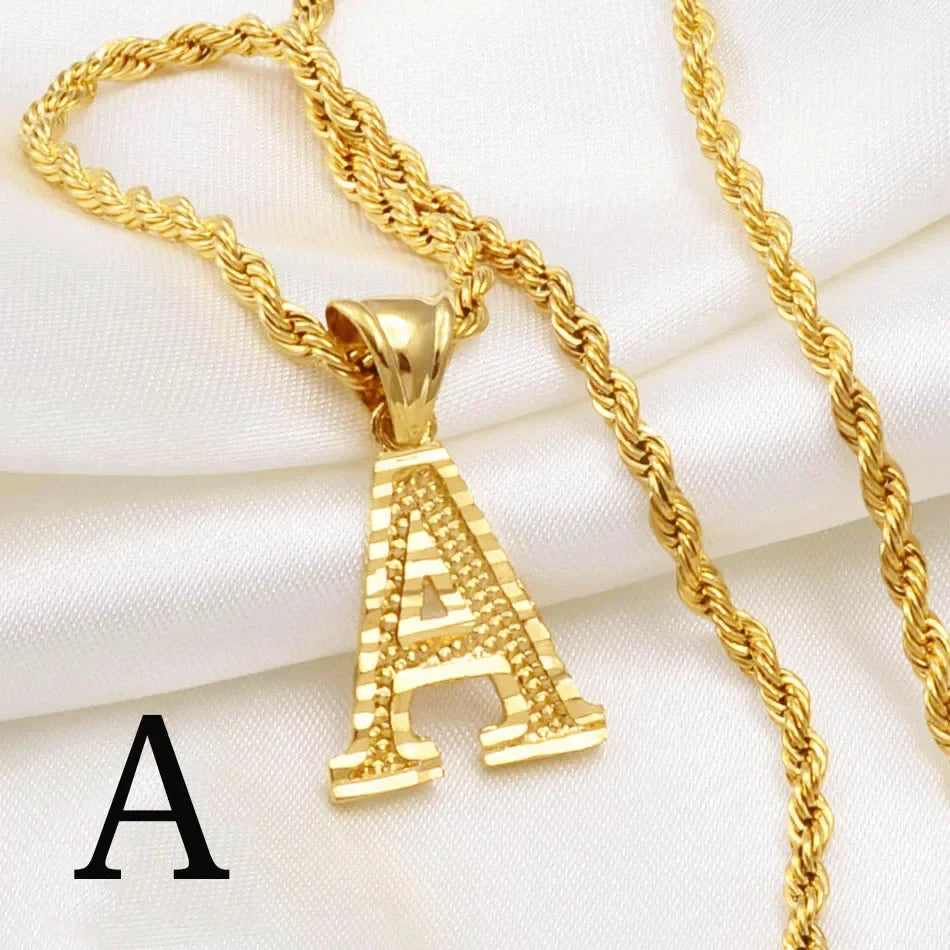 Alphabet Charm Necklace